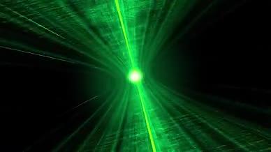 绿色光带时空隧道虫洞穿梭背景PR视频的预览图